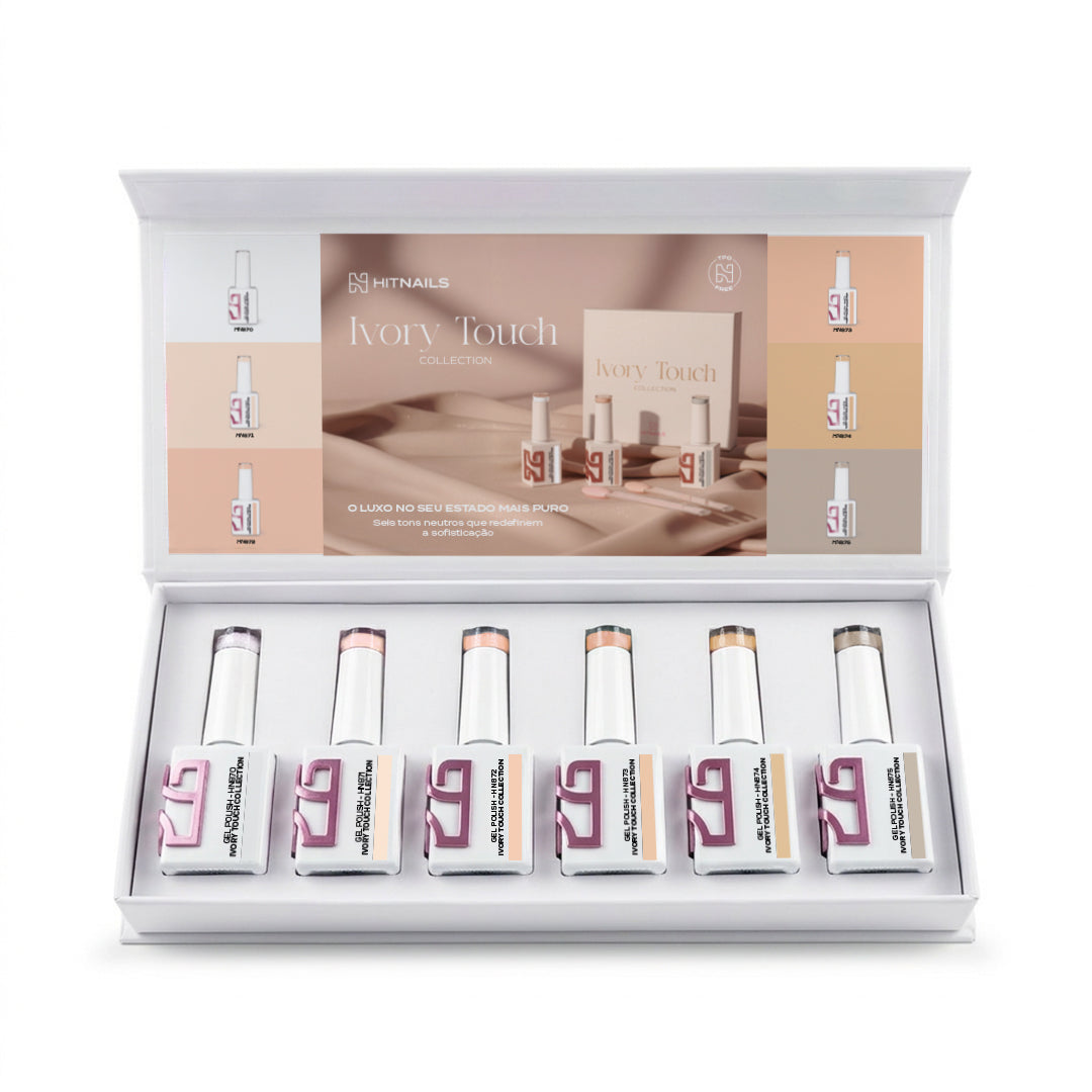 Coleção Verniz Ivory Touch - 6 Cores