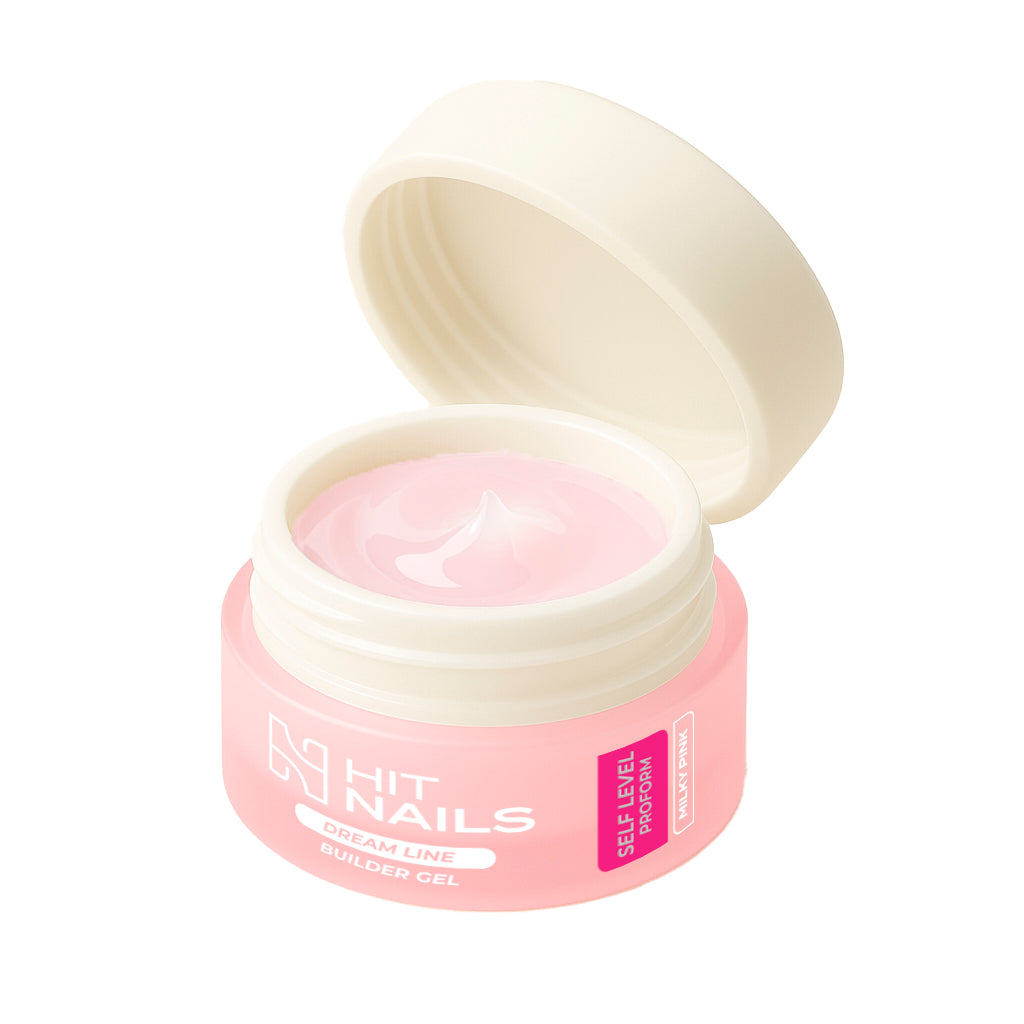 Gel de Construção Dream Line Self Level - Milky Pink