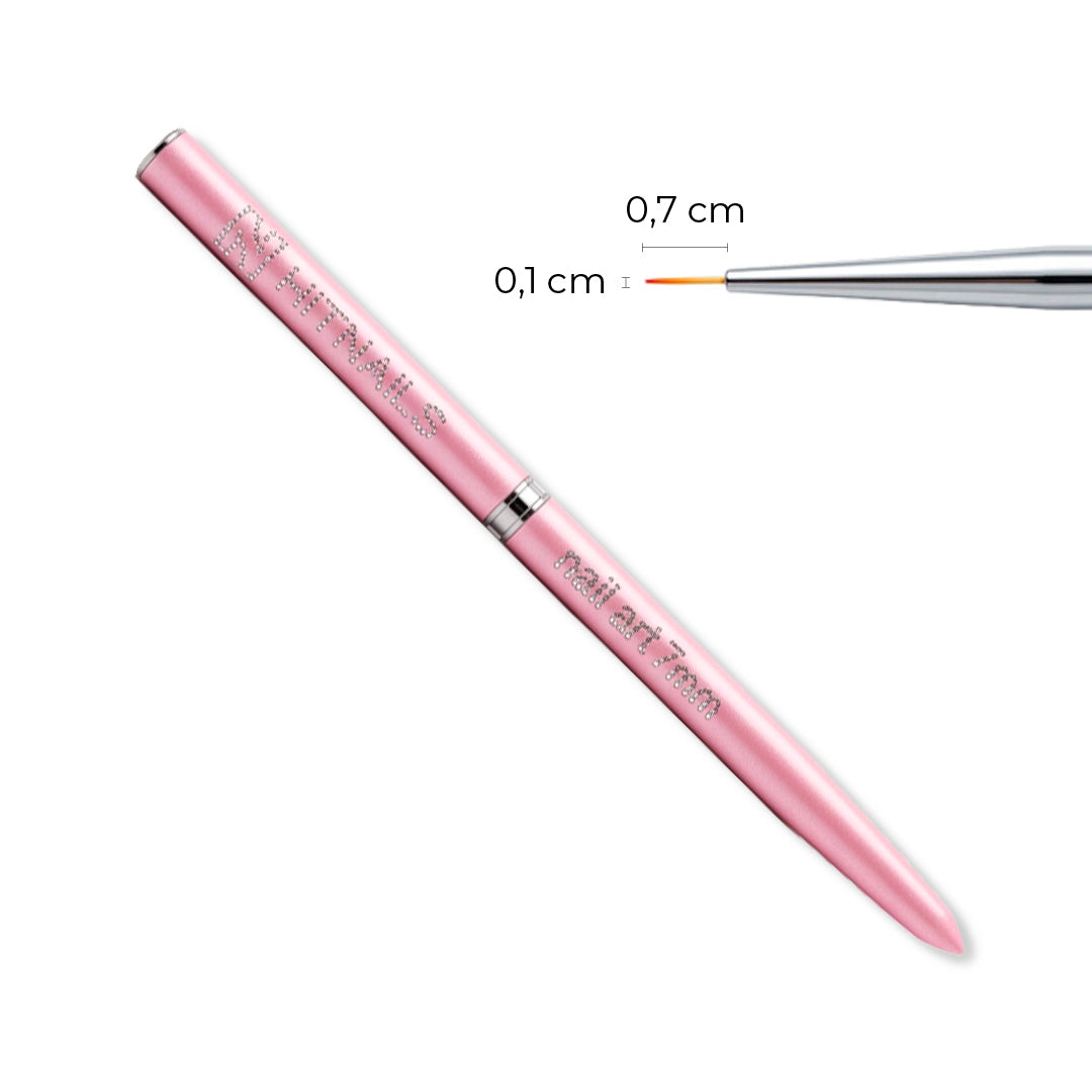 Pincel Nail Art com Tampa 7mm