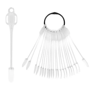 Mostruário 24 tips em Argola Oval Clear - Md