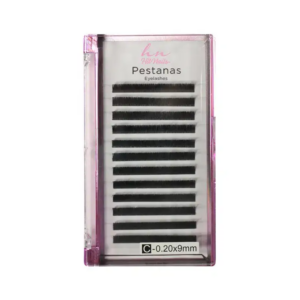 Caixa Pestanas One by One C 0,20 9mm em Caixa 12 filas