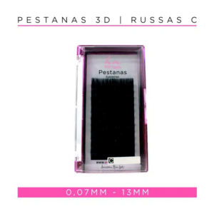 Caixa Pestanas 3D/Russas C 0,07mm 13mm