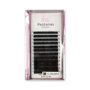 Caixa Pestanas 3D/Russas C 0,05mm Mix em Caixa 12 filas