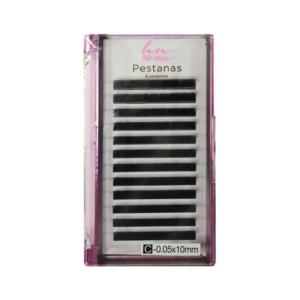 Caixa Pestanas 3D/Russas C 0,05mm x 10mm em Caixa 12 filas