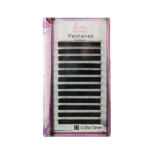 Caixa Pestanas 3D/Russas D 0,05mm x 13mm em Caixa 12 filas