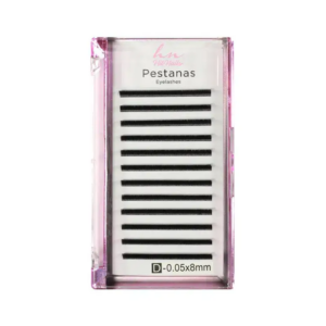Caixa Pestanas 3D/Russas D 0,05mm x 8mm em Caixa 12 filas