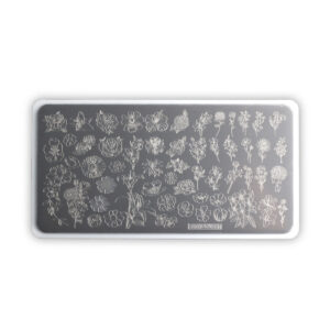 Placa Stamping Floral 03