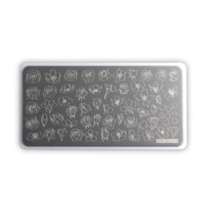 Placa Stamping Floral 02