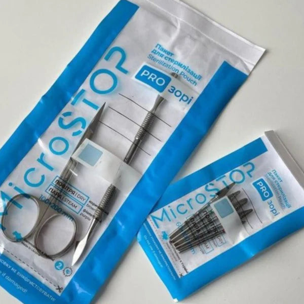 Sacos Transparentes de Esterilização 100 × 200 mm | Pack 100 Unidades