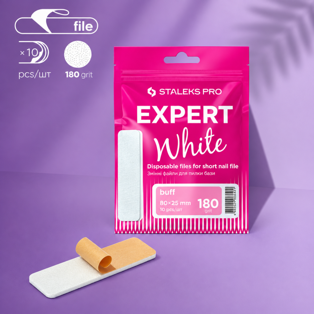 STALEKS EXPERT 51 Lixas adesivas para lixa curta, 180 grit (10 unid.)
