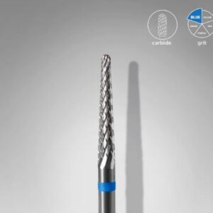Fresa de carboneto cone azul, diâmetro 2,3 mm, parte operacional 14 mm