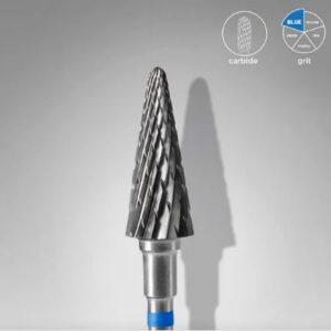Fresa de carboneto cone azul, diâmetro 6 mm, parte operacional 14 mm