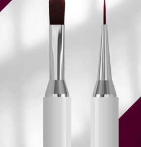 06/11 Pincel dupla face para gel 11 mm / liner 12 mm