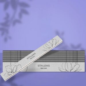 Lixa mineral de unhas direita, 180/240 grit    UNIDADE