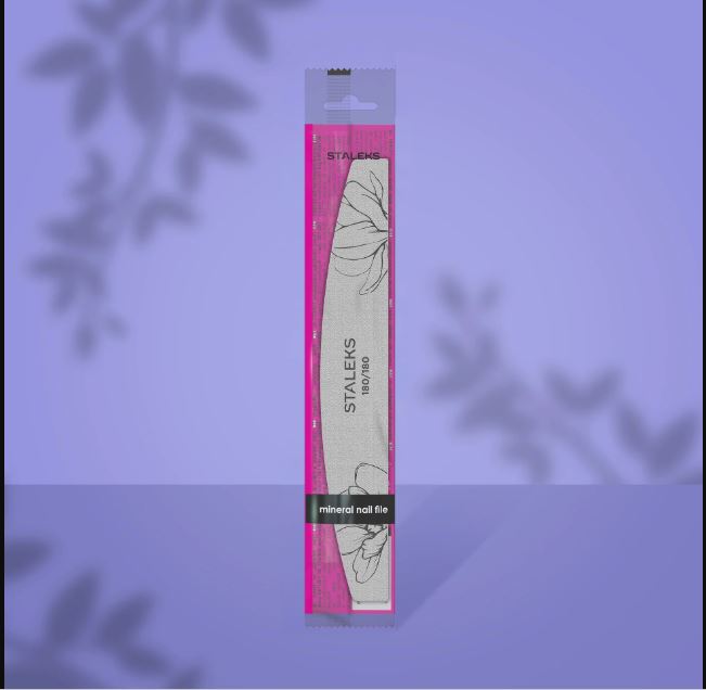 STALEKS EXPERT 40 Lixa mineral de unhas meia-lua, 180/180 grit (1 unidade)